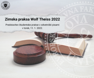 Zimska praksa Wolf Theiss 2022