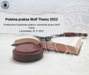 Poletna praksa Wolf Theiss 2022