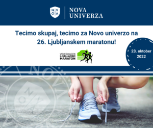 [VABILO] Zastopaj Novo univerzo na 26. Ljubljanskem maratonu