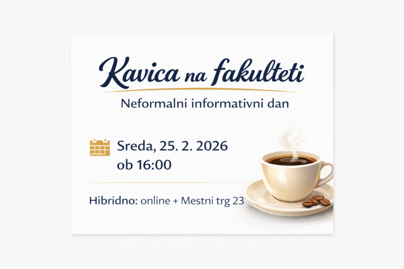 [NEFORMALNI INFORMATIVNI DAN] Kavica na fakulteti