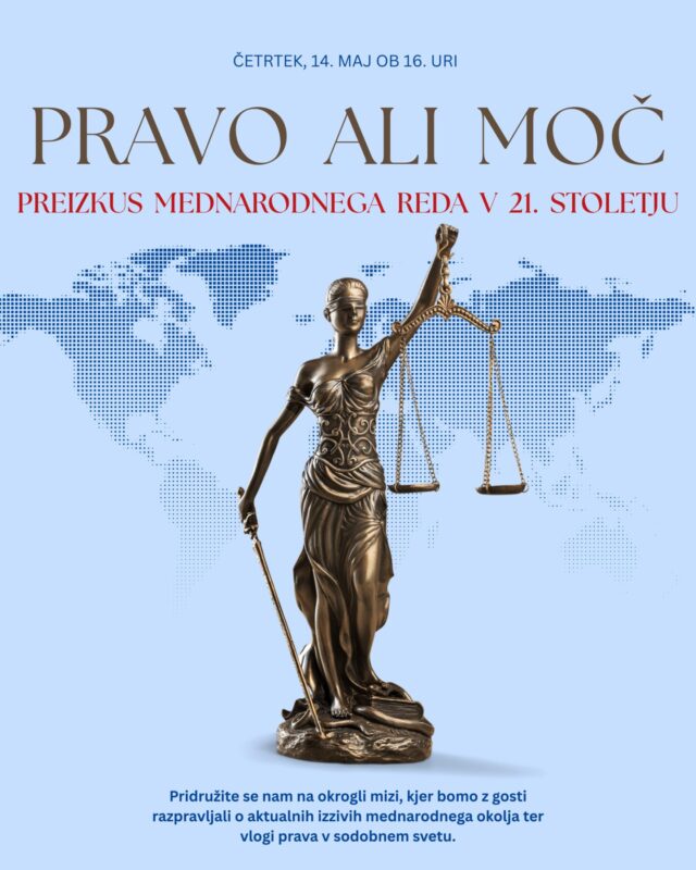 [ŠTUDENTSKI SVET] : Pravo ali moč? – Preizkus mednarodnopravnega reda v 21. stoletju