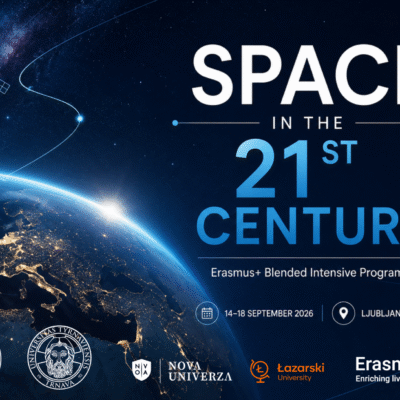 [INVITATION] New University Autumn School, 14–18 September 2026: Space in the 21st Century