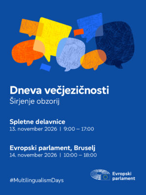 [PRILOŽNOST] Dan večjezičnosti v Evropskem parlamentu